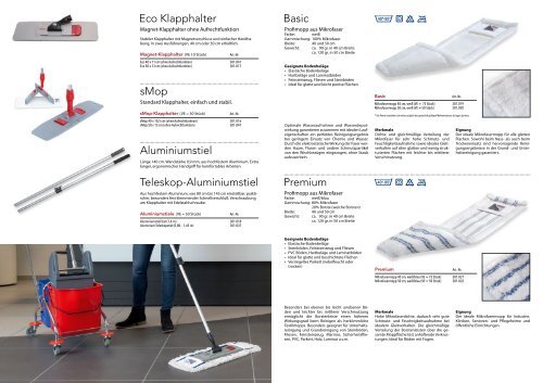 Komplettkatalog Sprintus professionelle Reinigungsgeräte