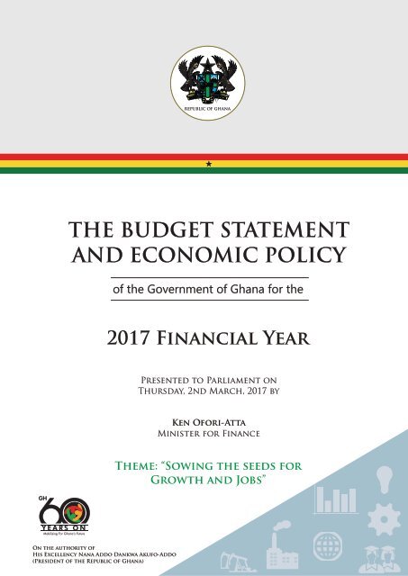 2017 Budget Statement And Economic Policy
