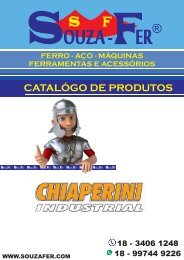 CATÁLOGO DE PRODUTOS SOUZA-FER - LINHA CHIAPERINI