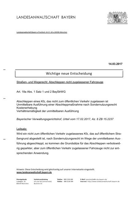 Ausführung verbotswidrig entsprechenden