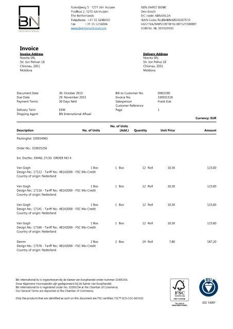 invoice