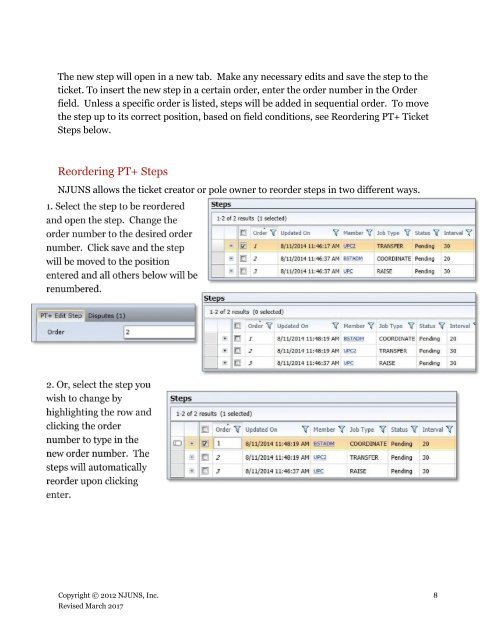 NJUNS Users Guide