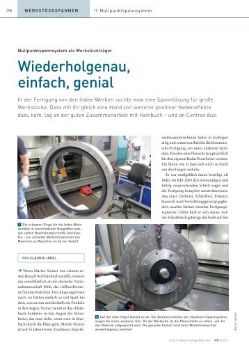 Erfolgsstory - Hainbuch GmbH