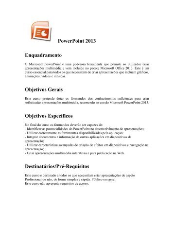 Formação USF PowerPoint 2013