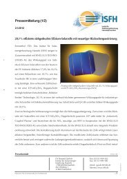 Pressemitteilung (1/2) - Singulus  Technologies AG