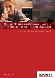 Funk-Türsprechanlagen für Einfamilienhäuser