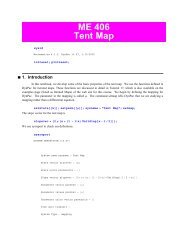 ME 406 Tent Map