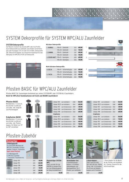 Brügman TraumGarten Pflegeleichte Zaunsysteme 2017