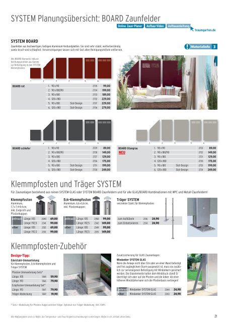 Brügman TraumGarten Pflegeleichte Zaunsysteme 2017