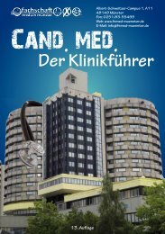 Cand. med. - Fachschaft Medizin Münster