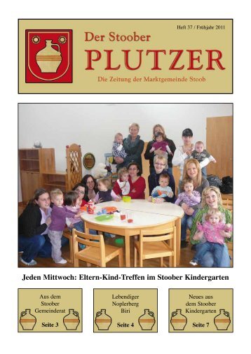 Jeden Mittwoch: Eltern-Kind-Treffen im Stoober Kindergarten