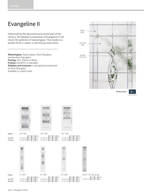 Novatech Entry Doors Catalog