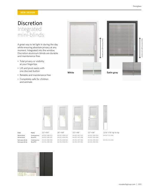 Novatech Entry Doors Catalog