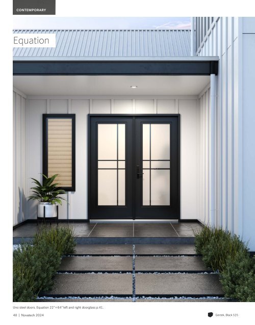 Novatech Entry Doors Catalog