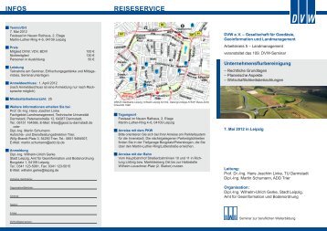 INFOS REISESERVICE - DVW