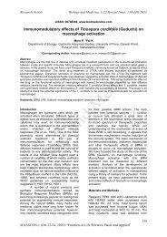 Immunomodulatory effects of Tinospora cordifolia (Guduchi) on ...