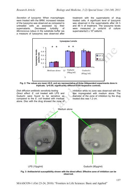 Immunomodulatory effects of Tinospora cordifolia (Guduchi) on ...