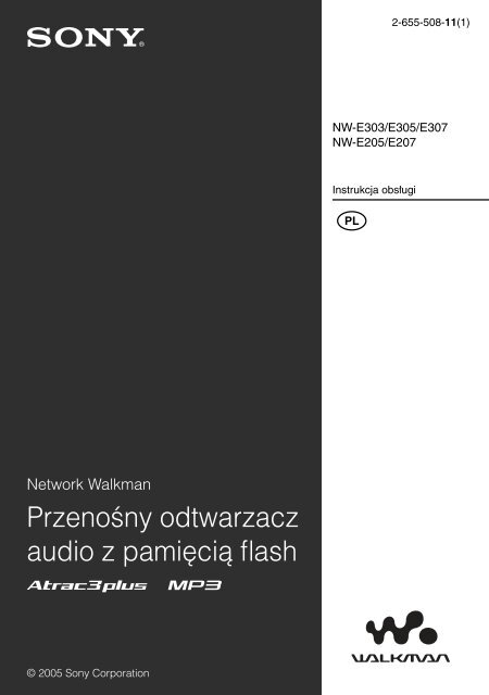 Sony NW-E205 - NW-E205 Istruzioni per l'uso Polacco