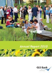 Annual Report 2010 - GLS Bank