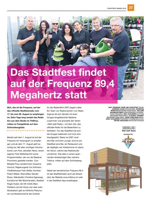 64 geschIchten schIchten geschichten schichten - Stadtfest Baden