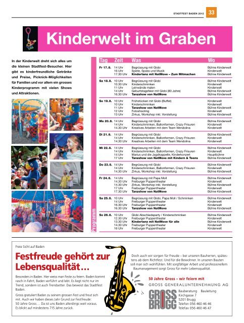 64 geschIchten schIchten geschichten schichten - Stadtfest Baden