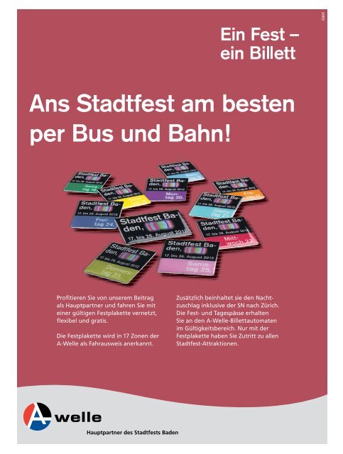 64 geschIchten schIchten geschichten schichten - Stadtfest Baden