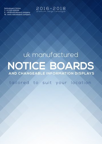 Noticeboards Online - 01539 628309