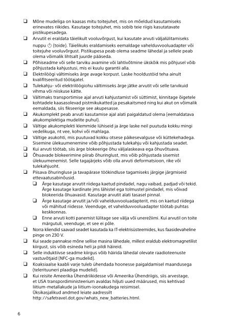 Sony SVF14A1S9R - SVF14A1S9R Documents de garantie Letton