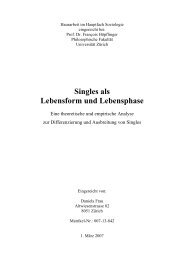 Singles als Lebensform und Lebensphase - hoepflinger.com