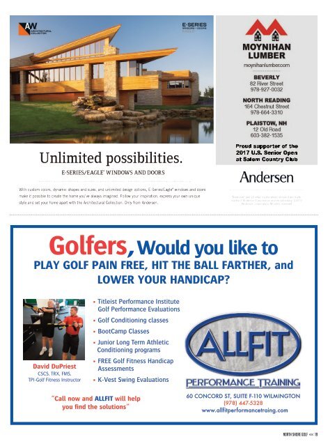 North Shore Golf Magazine Spring 2017