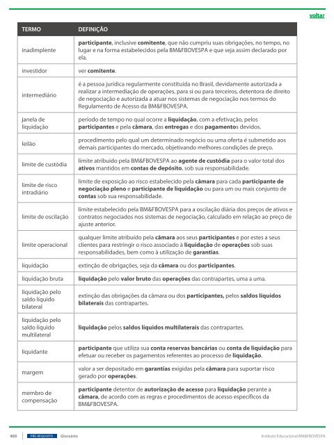 institucionais verticalmente principais