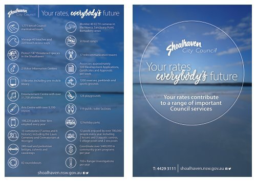 Special Rate Variation  Community Engagement Report - Shoalhaven City Council