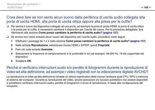 Sony VGN-FW5JTF - VGN-FW5JTF Mode d'emploi Italien