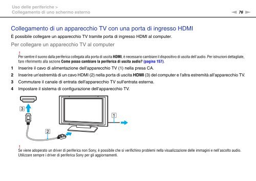 Sony VGN-FW5JTF - VGN-FW5JTF Mode d'emploi Italien