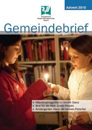 Herzliche Einladung zum Gottesdienst! - Melanchthongemeinde ...