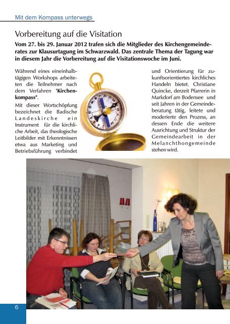 6.00 Uhr - Melanchthongemeinde Malsch