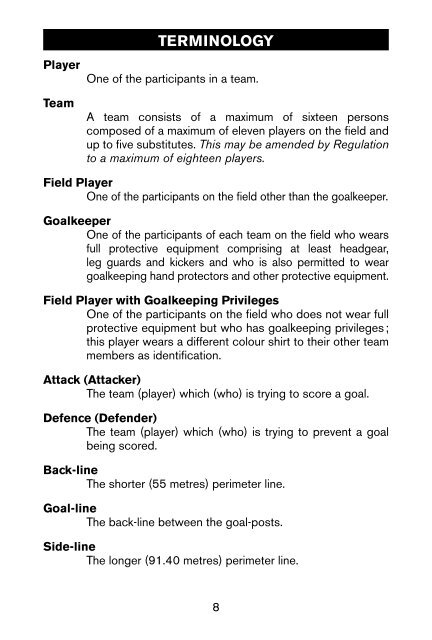 FIH Rules of Hockey 2017