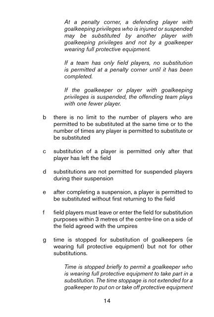 FIH Rules of Hockey 2017