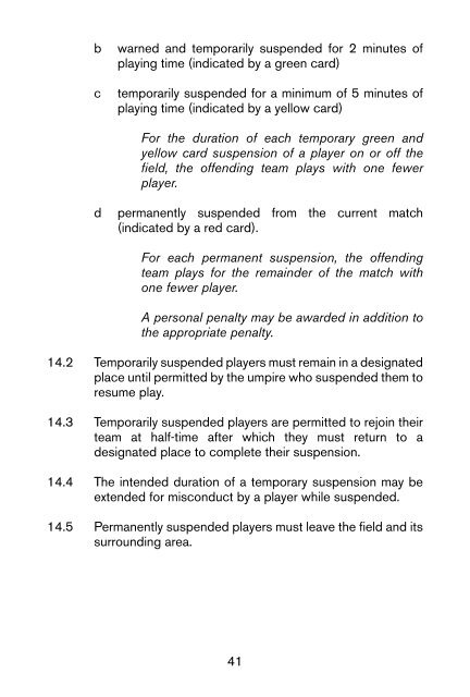 FIH Rules of Hockey 2017