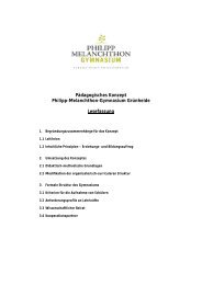 Pädagogisches Konzept Philipp-Melanchthon-Gymnasium ...