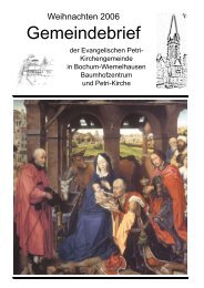 Amtshandlungen - Evangelische Petri-Kirchengemeinde in Bochum ...