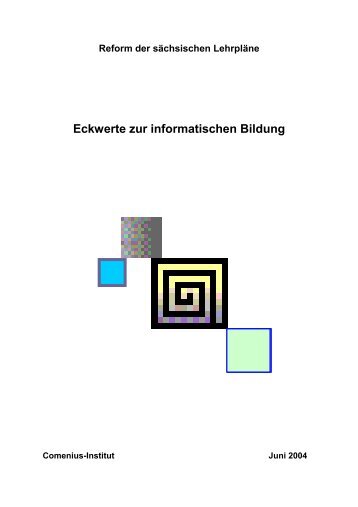 Eckwerte zur informatischen Bildung