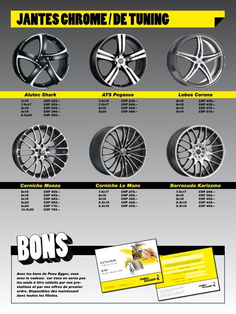 5.Stockage de pneus/roues chez Pneu Egger