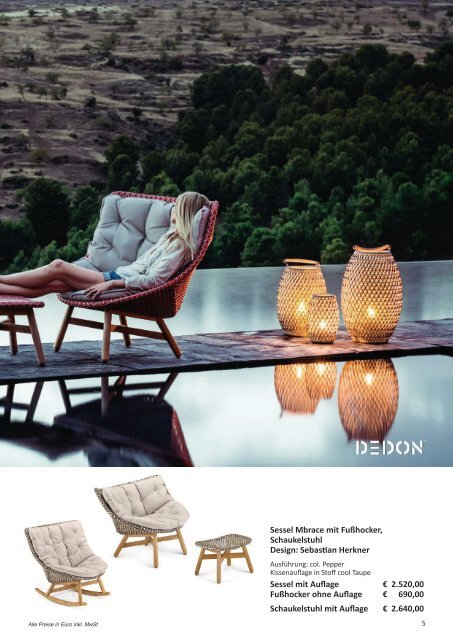 Ruby design_living Outdoor Katalog 2017