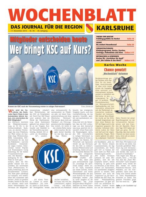 und „Rolf Benz“ „hülsta“ - Wochenblatt Karlsruhe