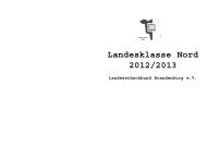 Landesklasse Nord 2012/2013 - Landesschachbund Brandenburg eV