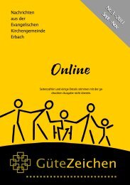 Online - Evangelische Kirchengemeinde Erbach/Odw.