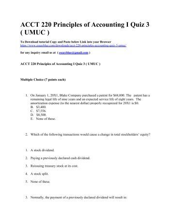 Accounting Topics