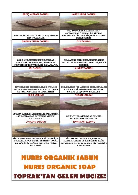 Nures Organik Katalog