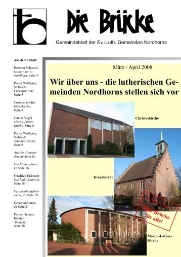 April-Mai 2008 - Lutherisch in Nordhorn